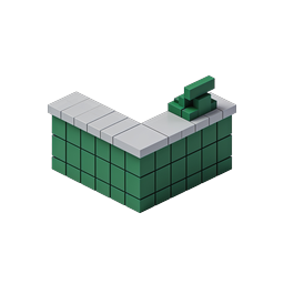 Minecraft Block Platform Isometric Icon