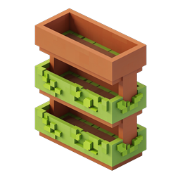 Minecraft Block Tower Isometric 3D Icon