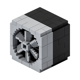 Minecraft Crafting Block 3D Isometric Voxel Icon