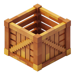 Minecraft Treasure Chest Isometric 3D Icon