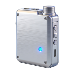 Mini Audio Recorder Device Icon - Silver Tech Gadget