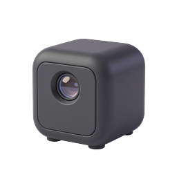 Mini Camera 3D Icon - Modern Tech Design