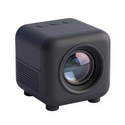 Mini Projector Icon - Compact Home Cinema Device