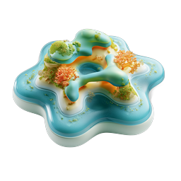 Miniature Island Diorama 3D Nature Icon