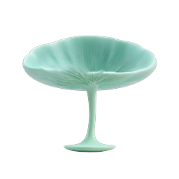 Mint Green Mushroom Chair 3D Icon | Modern Furniture