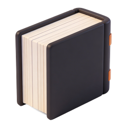 Modern 3D Book Icon - Reading & Education