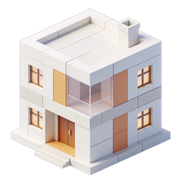 Modern House Isometric Icon | Property & Real Estate