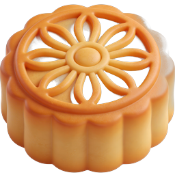 Traditional Mooncake Icon - Chinese Pastry Symbol