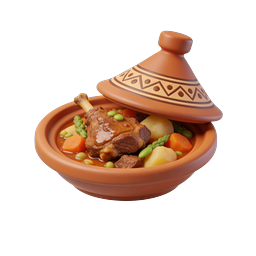 Moroccan Tagine Icon - Traditional Clay Pot Stew