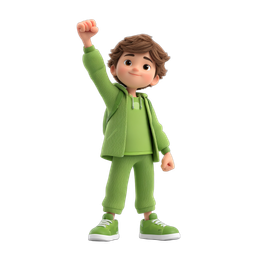 Icône d'un enfant motivé – réussite émancipatrice des jeunes