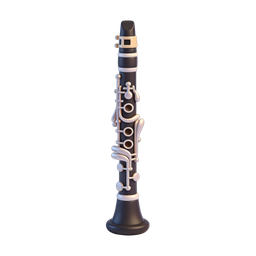 Elegant Clarinet Icon for Music Projects