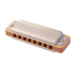 Harmonica Icon for Music Applications