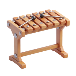 Wooden Percussion Instrument Icon for Music Lovers