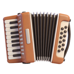 Charming Accordion Icon for Music Themes