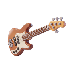 Stylish Bass Guitar Icon for Music Lovers