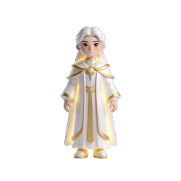 Mystical Figure Icon – Elegant Design for Fantasy Themes