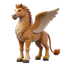 Majestic Mythical Creature Icon for Fantasy Themes