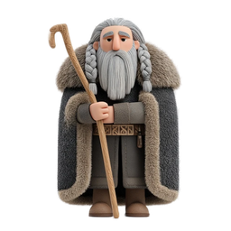 Wise Elder Icon for Education and Guidance