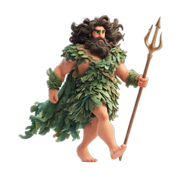 Nature God Icon - Eco-Friendly Character Design