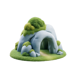 Charmoso ícone de arco natural para temas de exploração