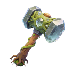 Fantasy Nature Crystal Hammer - Mystical Weapon Icon