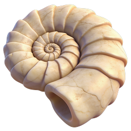 Realistic Nautilus Shell Icon - Marine Nature Design