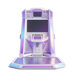 Neon Arcade Dance Machine Icon - 3D Gaming