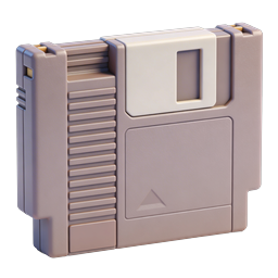 Classic NES Game Cartridge Icon - Retro Gaming