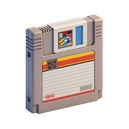 Ícone de cartucho de jogo NES – clássico dos jogos retrô