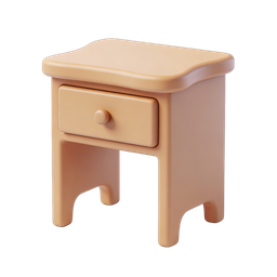 Stylish Nightstand Icon for Home Decor
