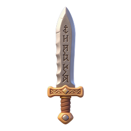 Norse Rune Sword Fantasy Weapon Icon