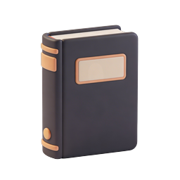 Notebook Journal 3D Icon | Clay Style Book Design