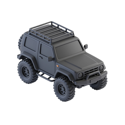 Off-Road SUV 4x4 Vehicle Icon | Adventure Transport
