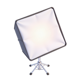 Modern Square Office Chair 3D Icon - Furniture Design