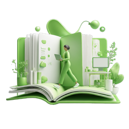 Open Book Icon for Education and E-Learning
