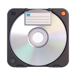 Open CD Case Icon | Optical Disc Media Storage