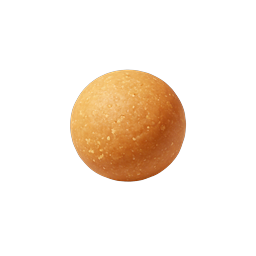 Orange Snack Ball Icon - 3D Realistic Food Design