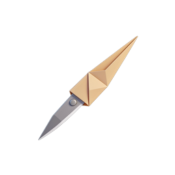Origami Blade 3D App Icon - Modern Design Tool