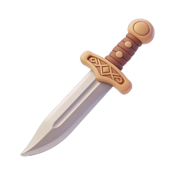 Ornate Fantasy Dagger Icon | Medieval RPG Weapon