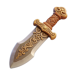 Ornate Dagger Icon - Fantasy Weapon Design