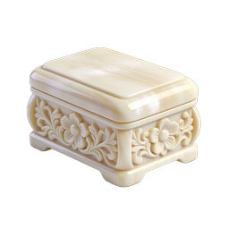 Ornate Decorative Floral Carved Jewelry Box Icon