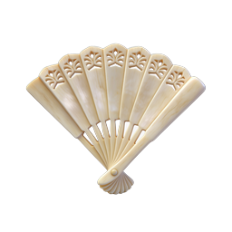Elegant Ornate Folding Hand Fan Icon | Vintage Accessory
