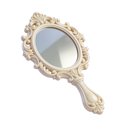 Elegant Ornate Vintage Hand Mirror Icon