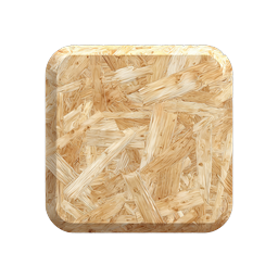 OSB Wood Texture Icon - Realistic Engineered Wood