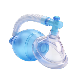 Oxygen Mask Medical Equipment Icon | 3D Realistic