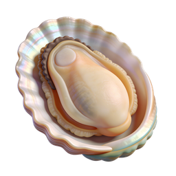 Elegant Oyster Icon for Seafood Culinary Designs