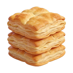 Golden Pancake Stack Icon - Realistic Breakfast Food