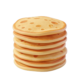 Pancake Stack Icon - 3D Breakfast Food Illustration