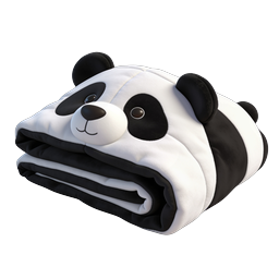 Adorable Panda Blanket Folded Plush Icon | Cozy Bedding Design