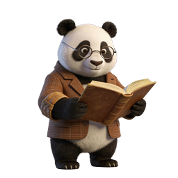 Pandas in verschiedenen Berufen